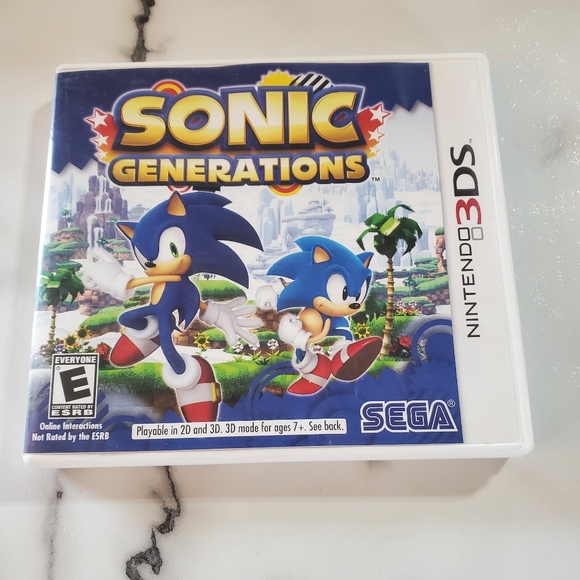 Sonic Generations Nintendo 3DS Video Game SEGA *TESTED* - Picture 2 of 8